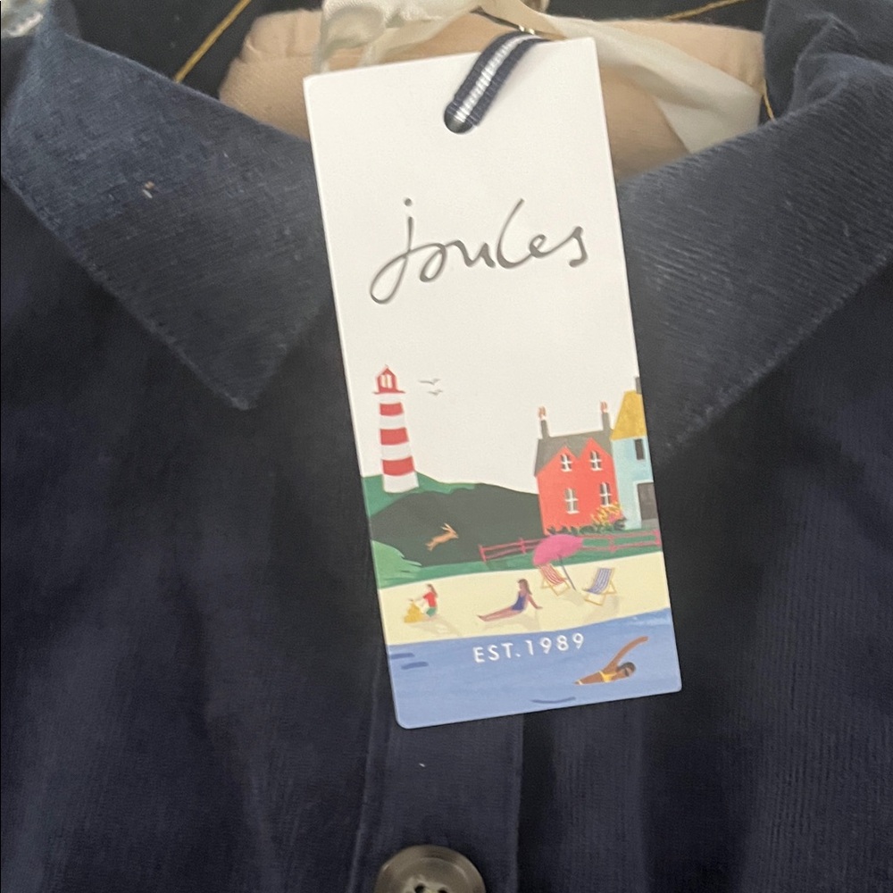 Women’s navy blue corduroy dress